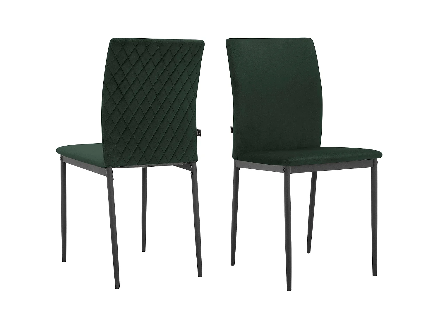 Pavia|Chaise de salle à manger 2 PK Vert