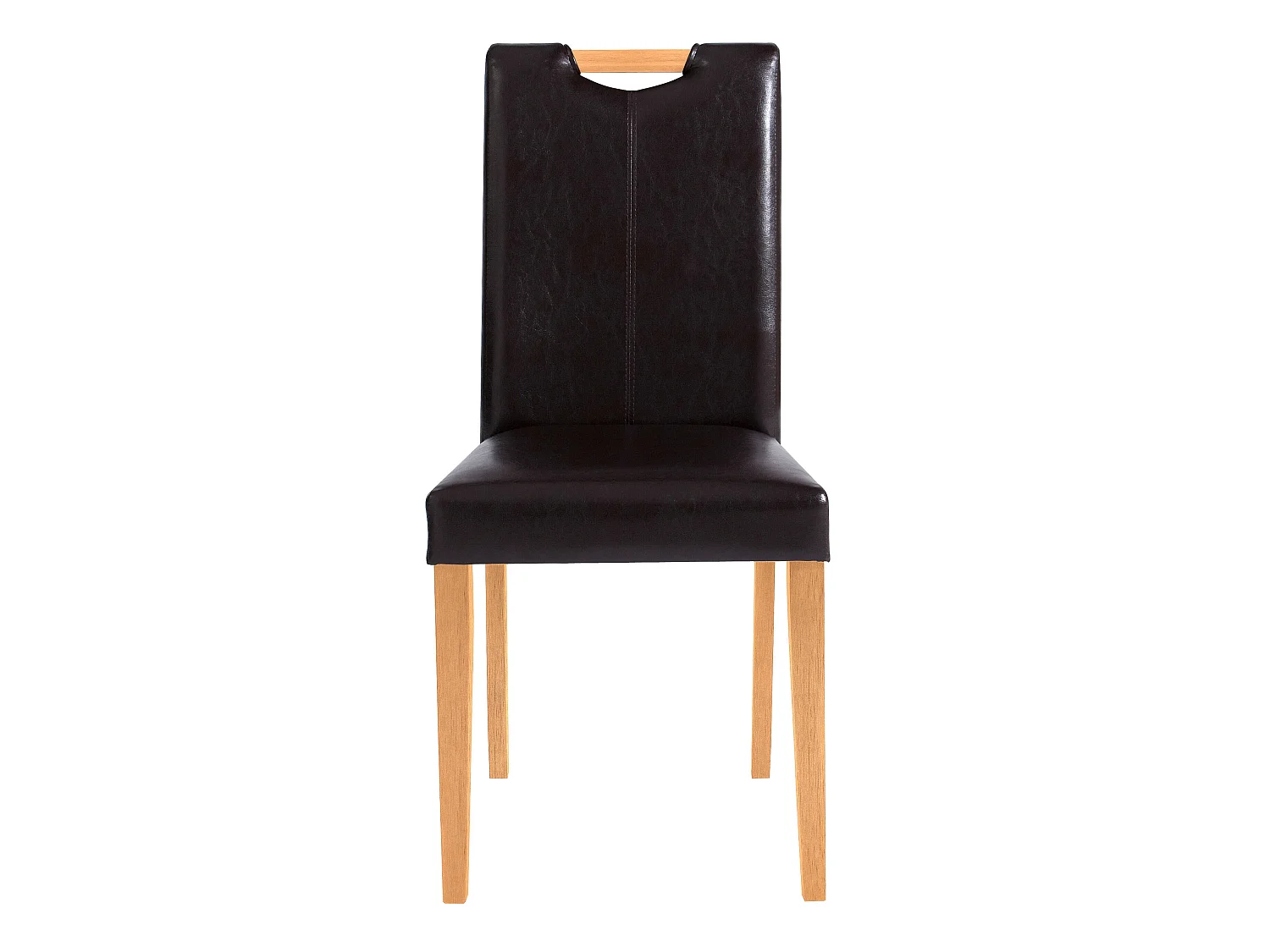 Sedia in pino marrone