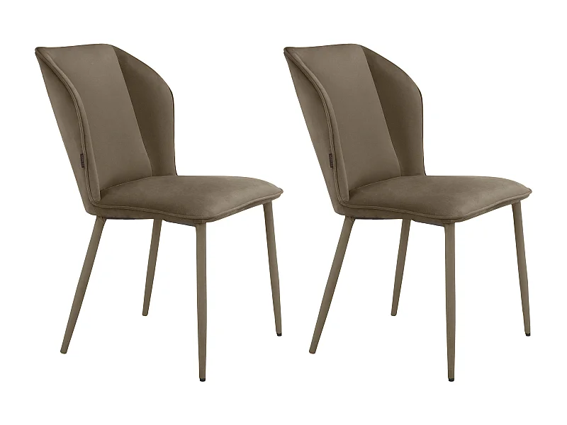 Conjunto de 2 cadeiras de jantar Maya, preto