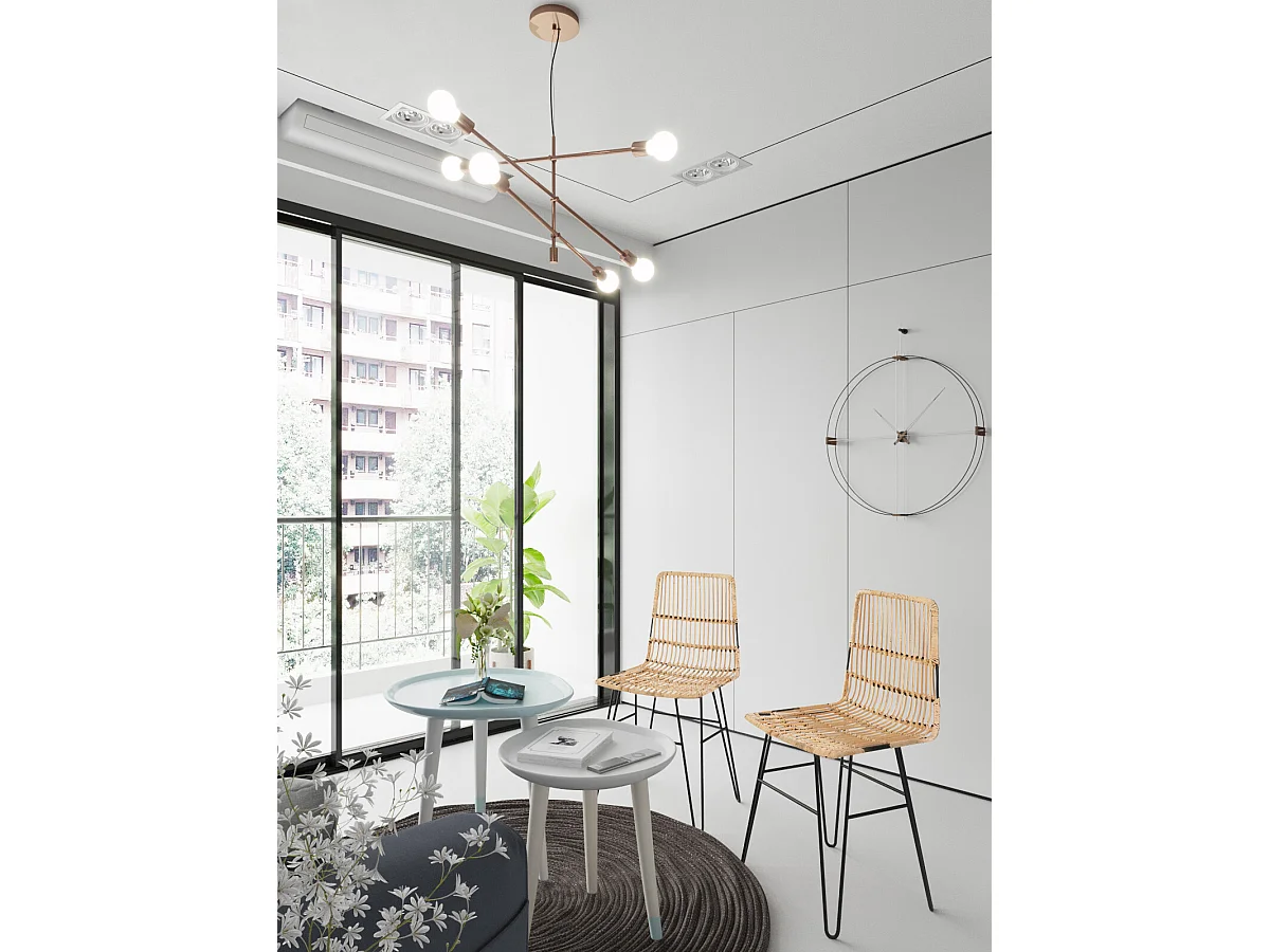 Stuhl 2 PK Rattan kubu natur