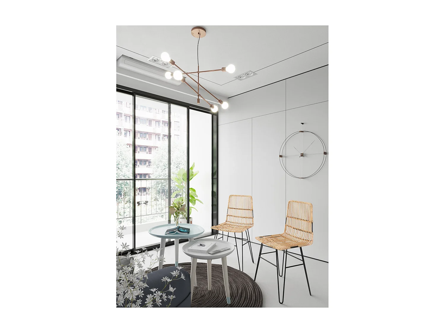 Filli | Chaise 2 Pack en Rotin Nature