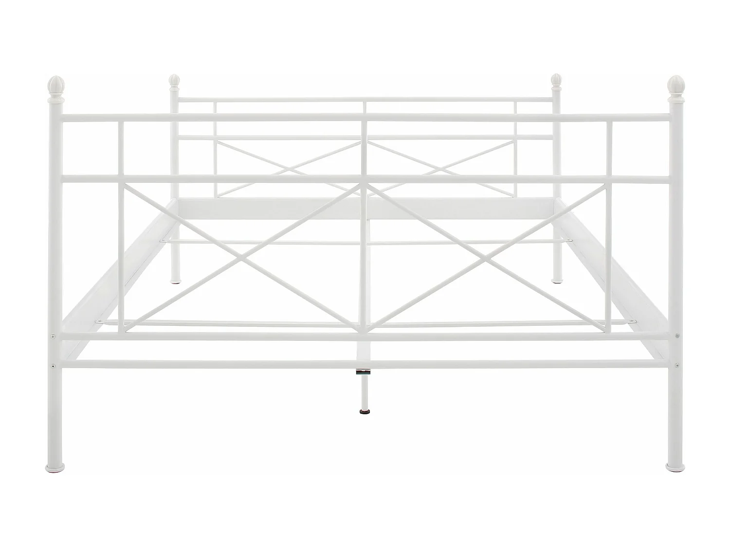 Thora | Cama 90x200Â cm em Metal Branco