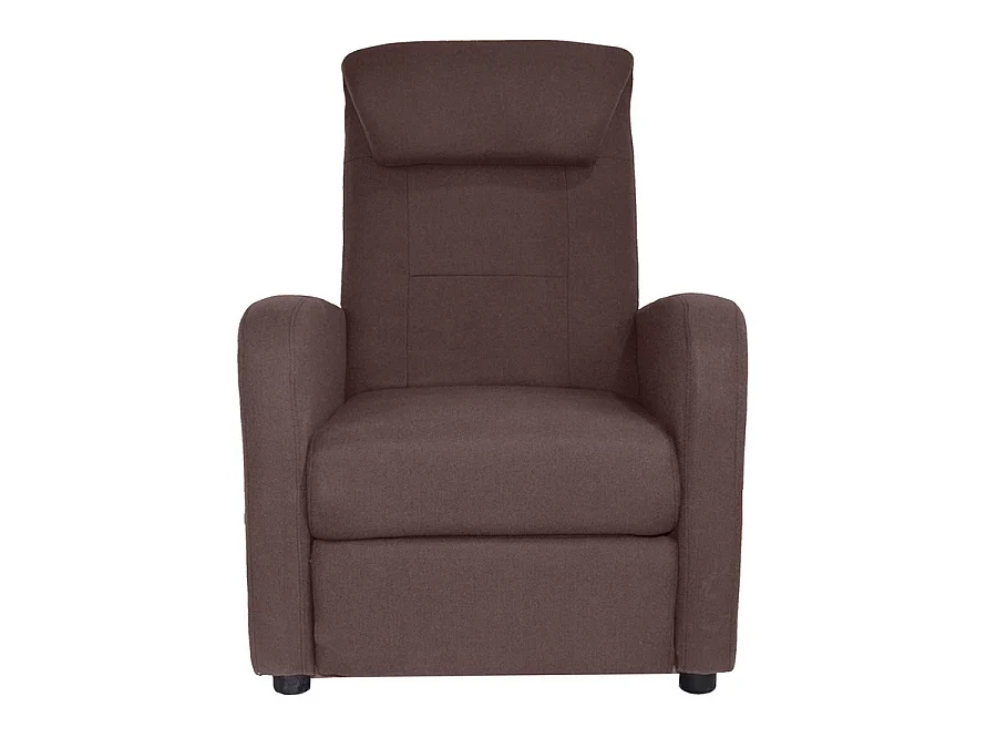 WeHome - Ontspannende ligfauteuil in Marta Brown-stof