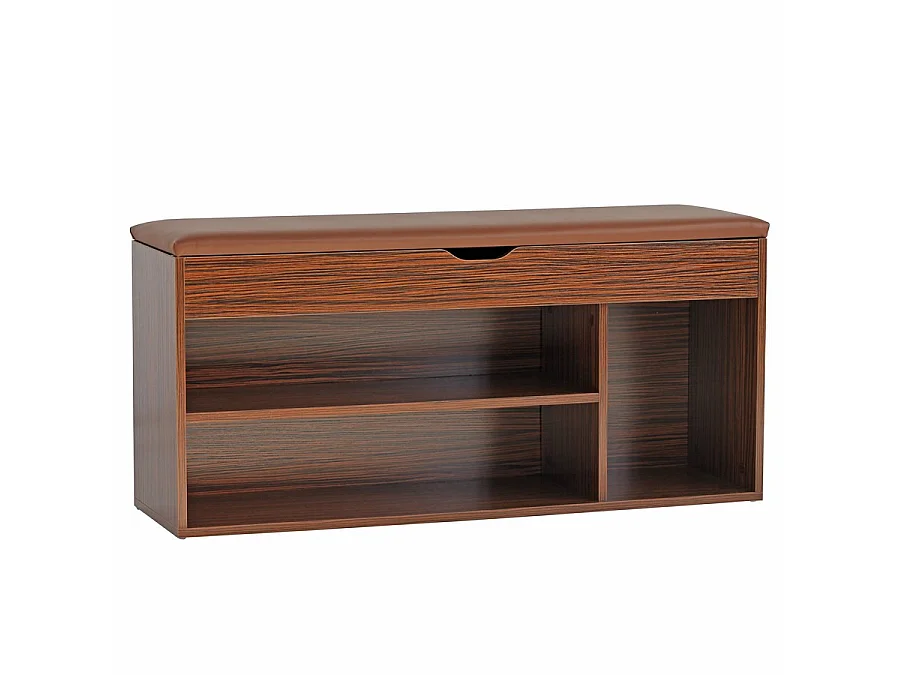 WeHome - Banc avec range-chaussures intégré 104x49x30