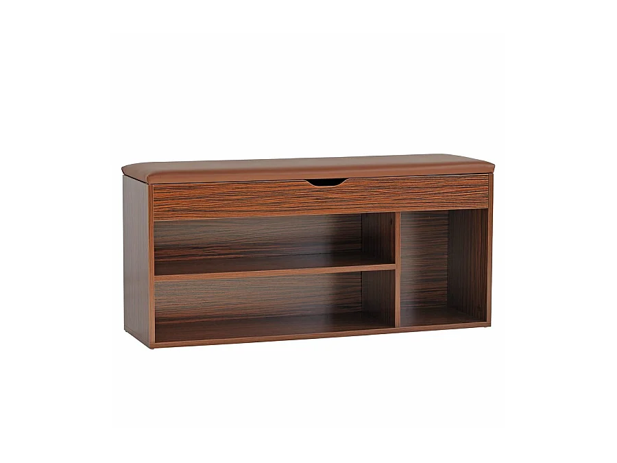 WeHome - Banc avec range-chaussures intégré 104x49x30