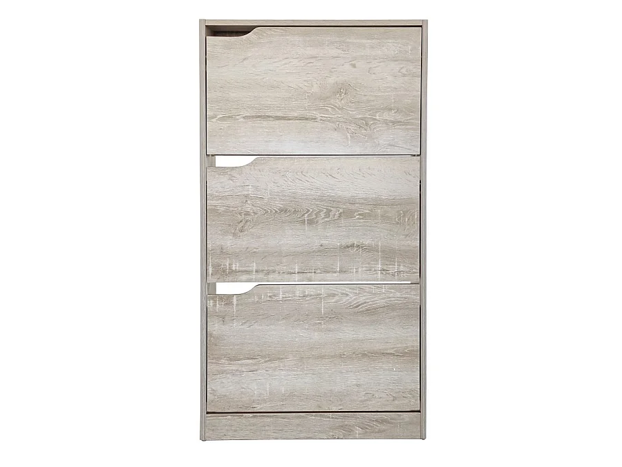 WeHome - Étagère à chaussures 3 portes peu encombrante avec double étagère