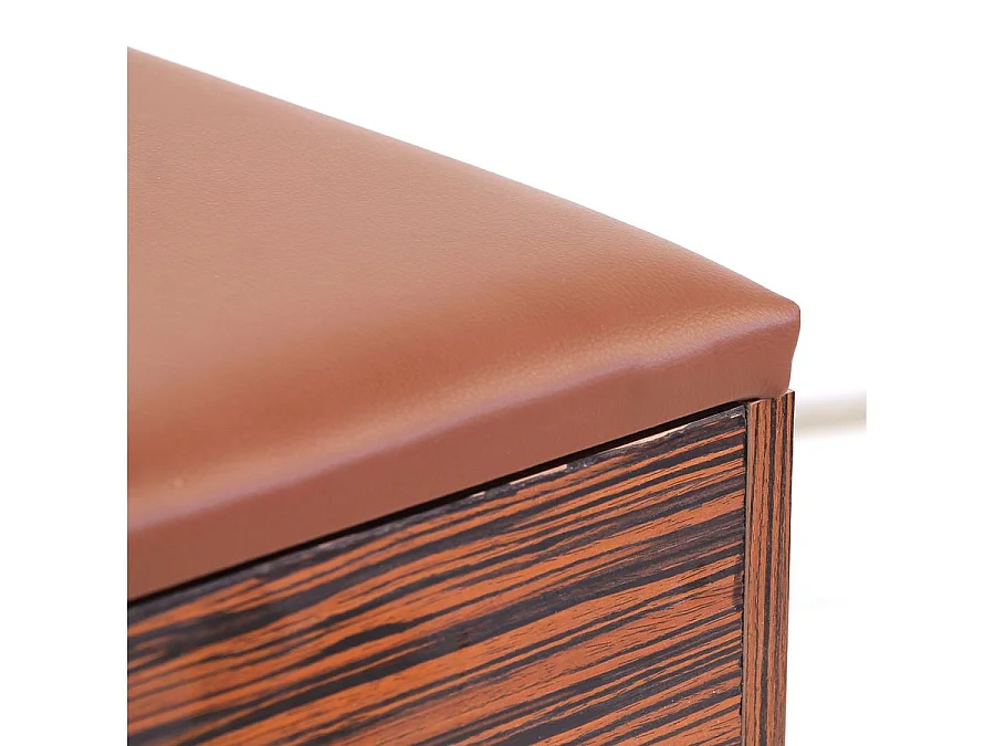 WeHome - Schoenenrek met kleine opening in donker hout