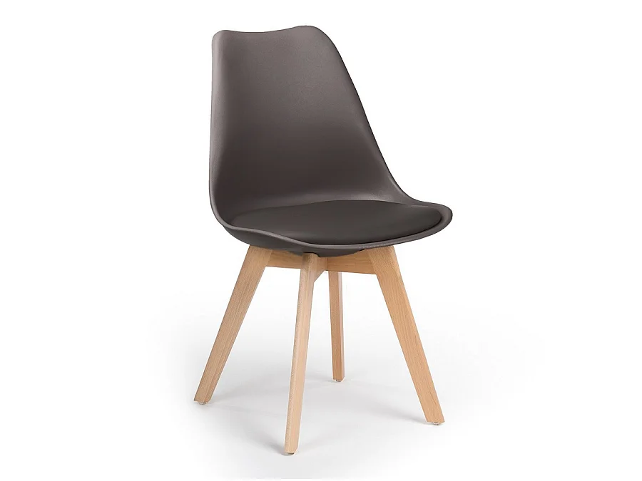 WeHome - Lot de 4 chaises d'intérieur Candice, design café moderne