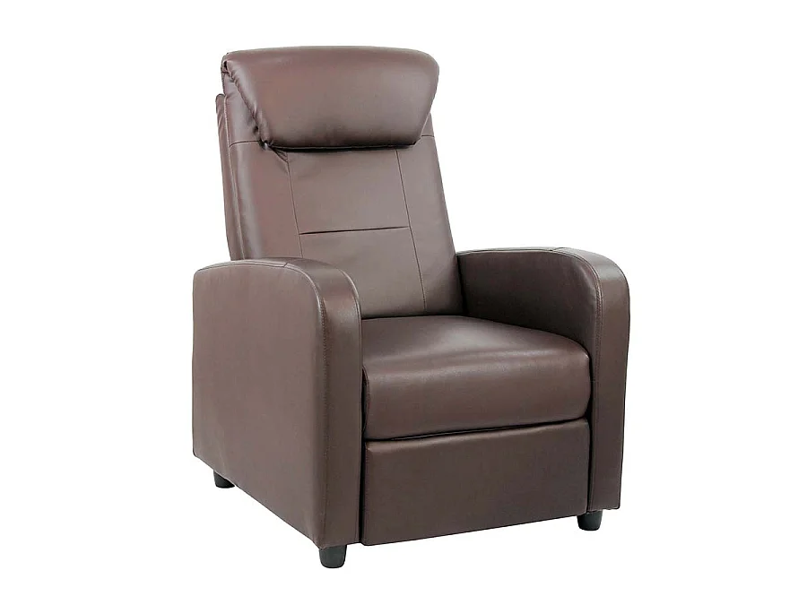 WeHome - Fauteuil inclinable marron