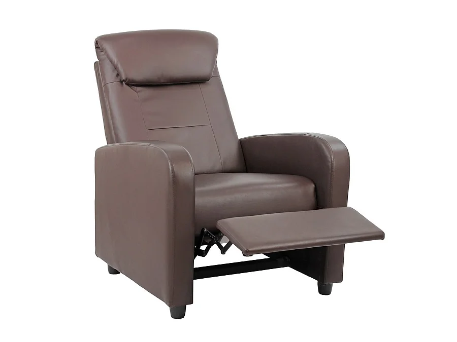WeHome - Fauteuil inclinable marron