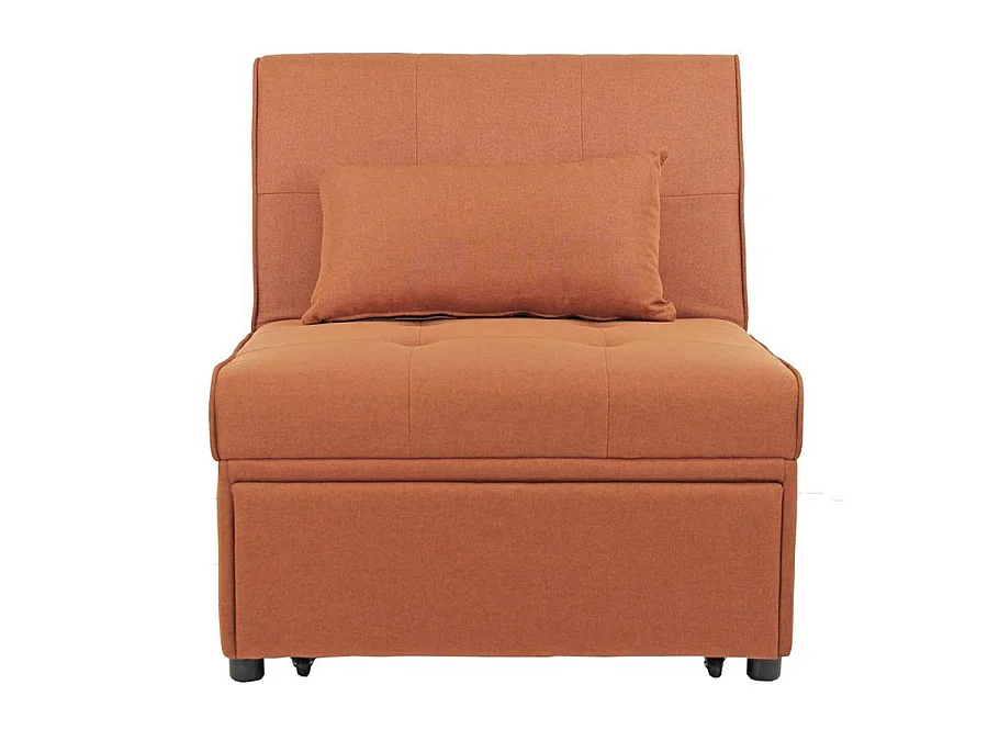 WeHome - Poltrona design apribile in tessuto arancione