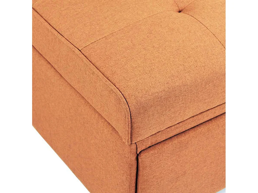 WeHome - Poltrona design apribile in tessuto arancione