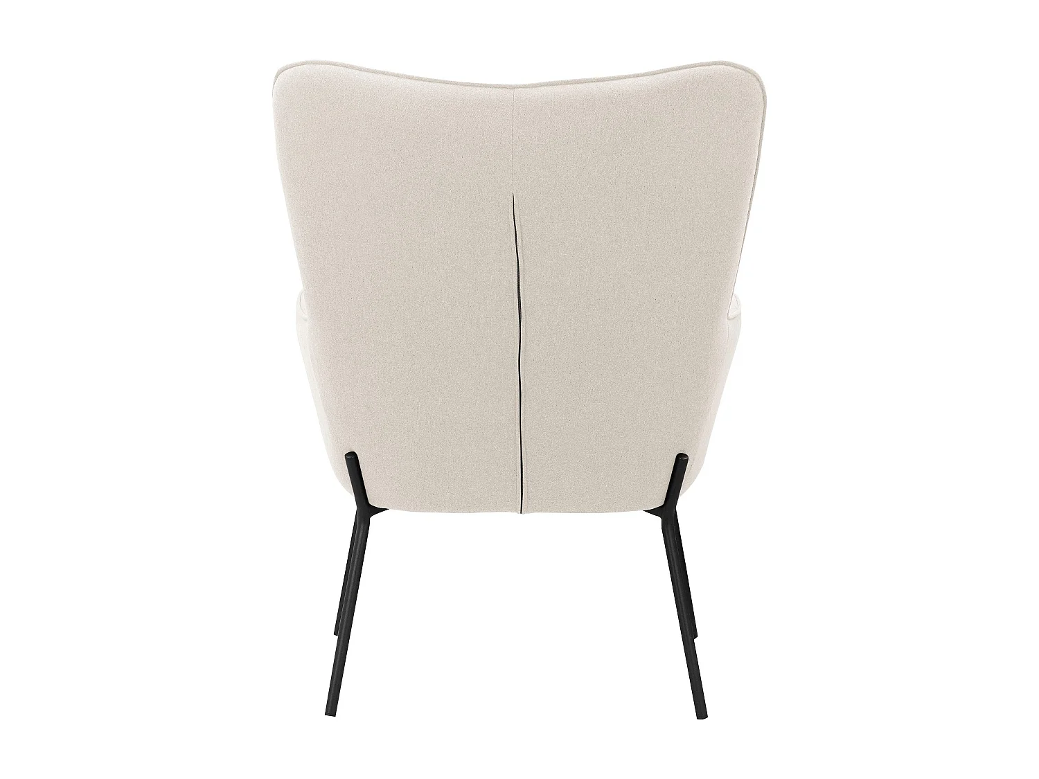 Boris|Fauteuil en velours beige