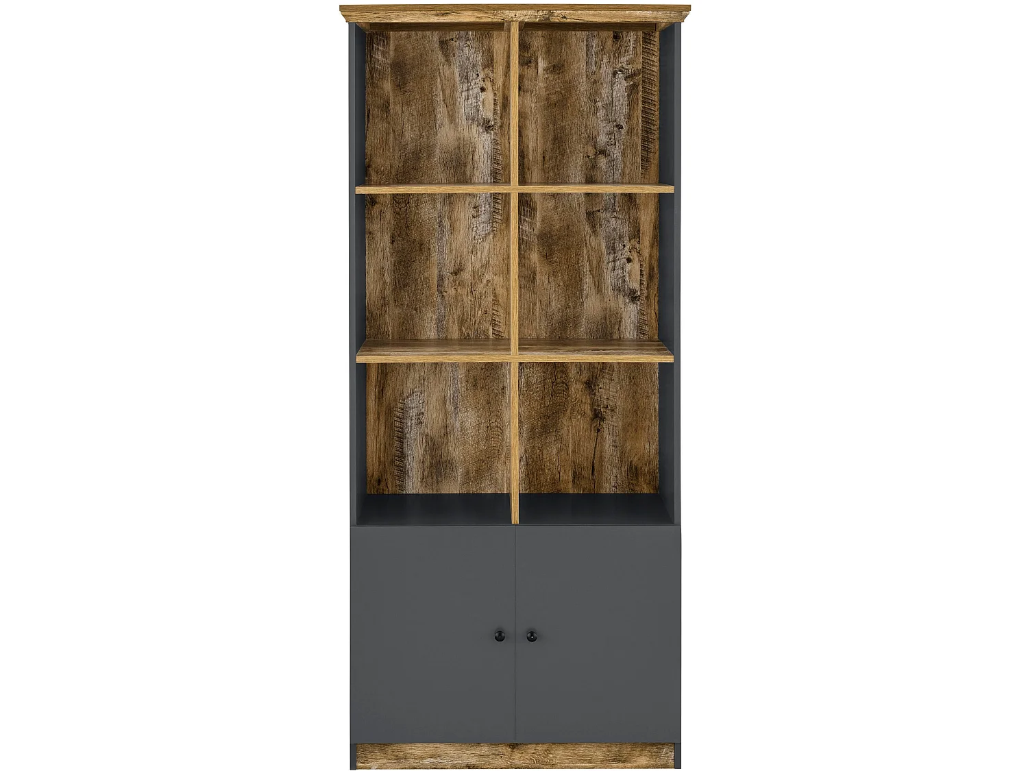 Castor|Bibliothèque 6 Open Grey Oak