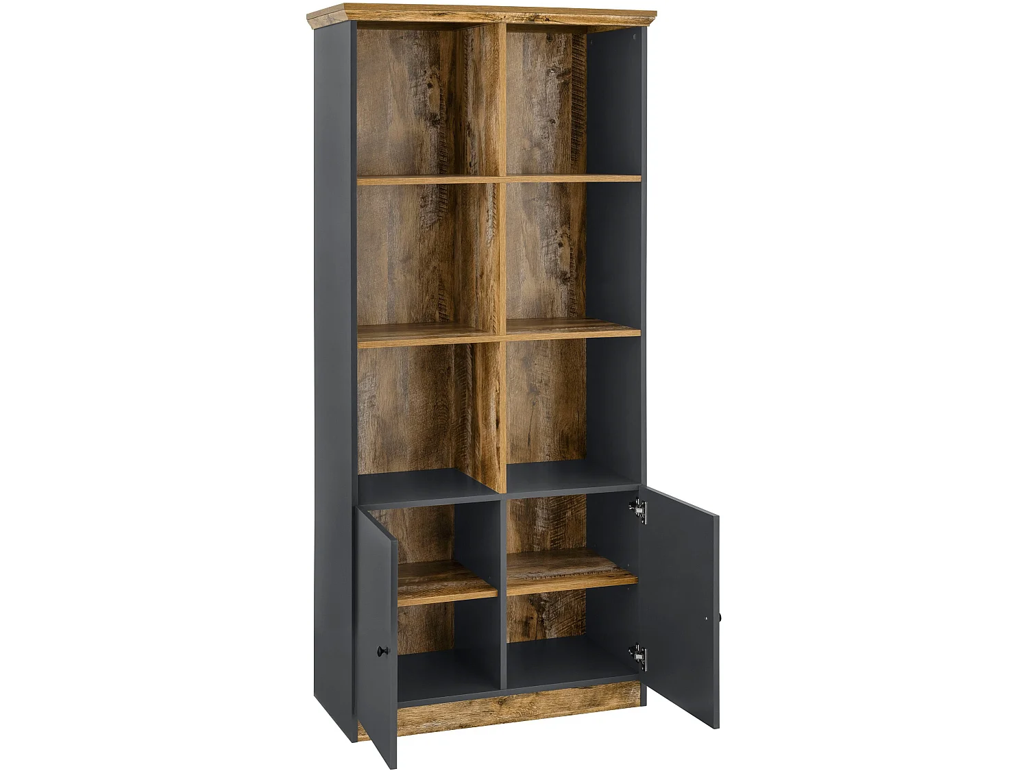 Castor|Bibliothèque 6 Open Grey Oak