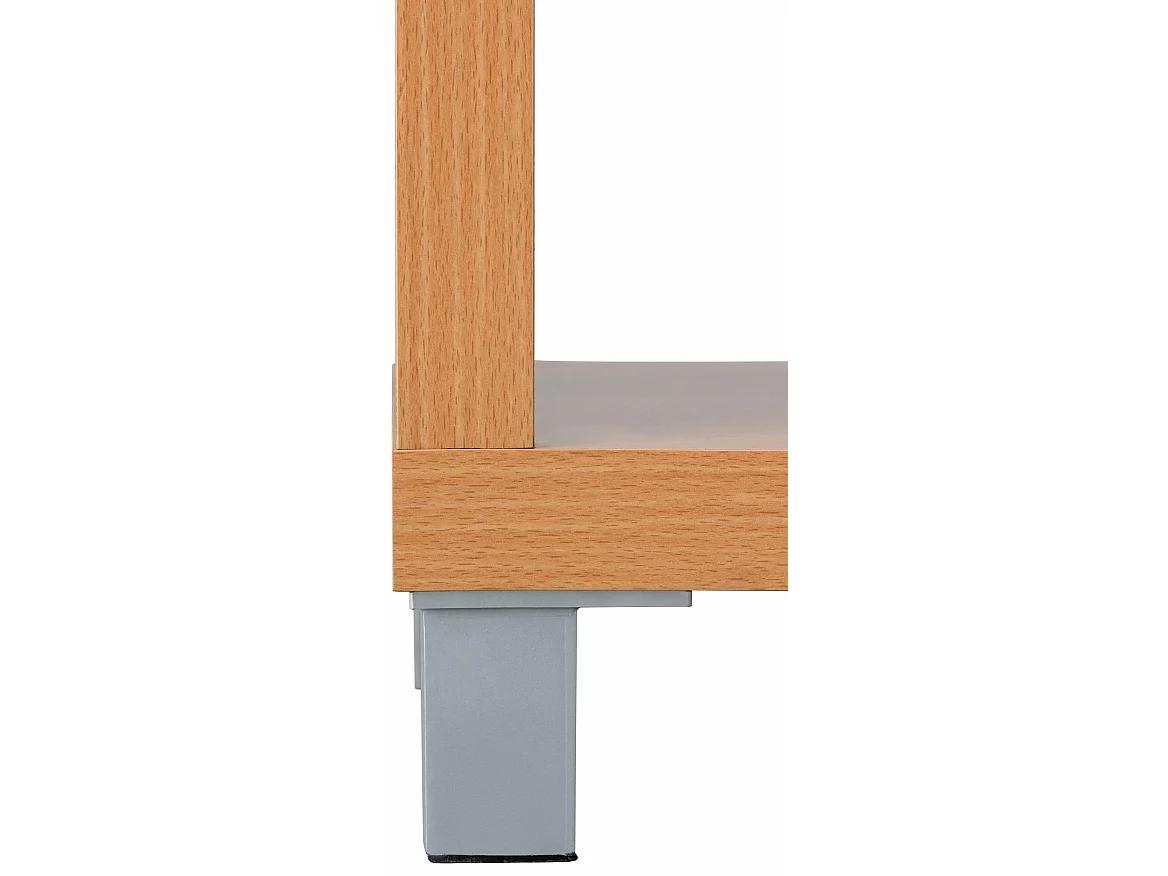 Kiwi|Bibliothèque avec bureau en MDF hêtre