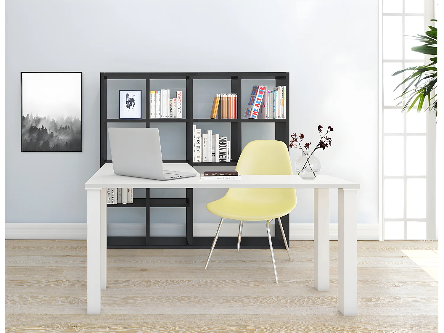 Kiwi Boekenkast Met Bureau Beton