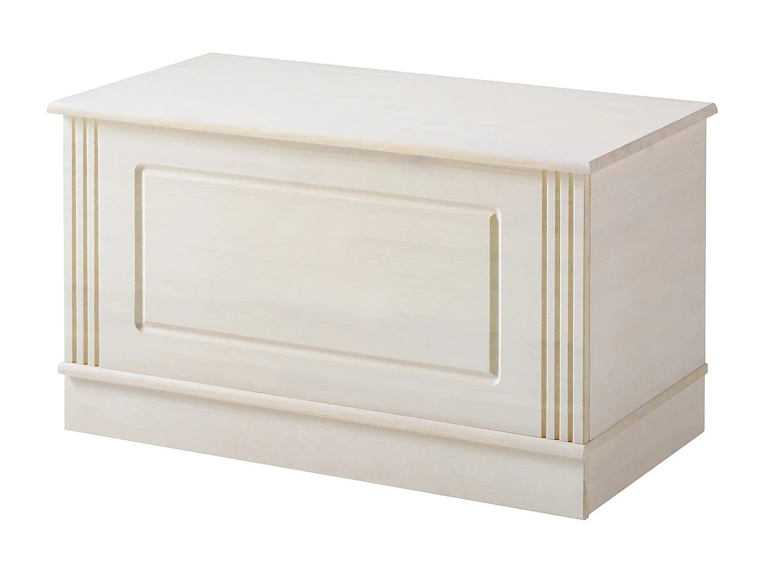 Anita|Coffre avec rangement en pin blanc