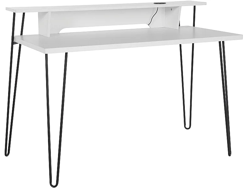 New Haven|Bureau en panneau de particules blanc