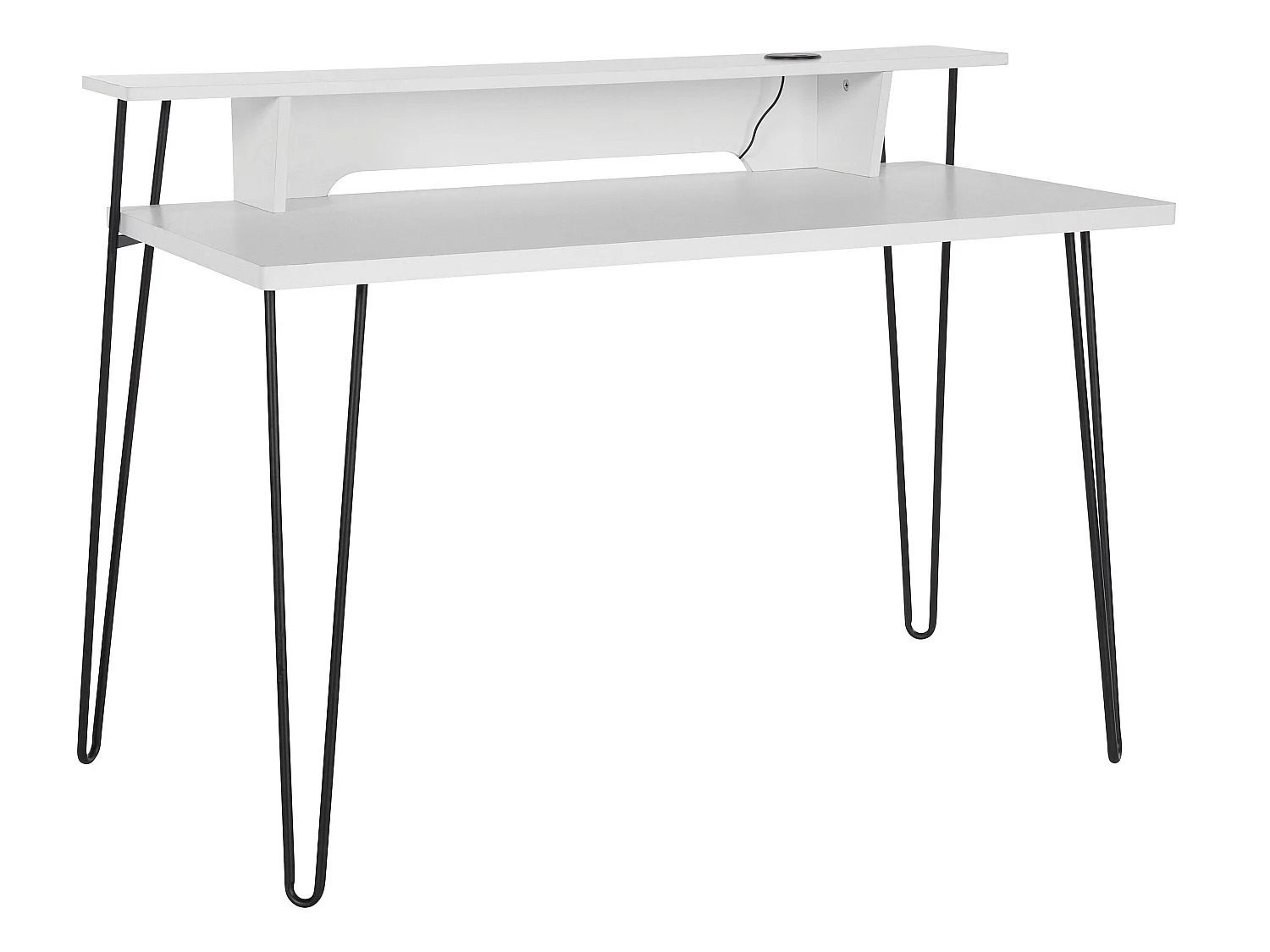New Haven|Bureau en panneau de particules blanc