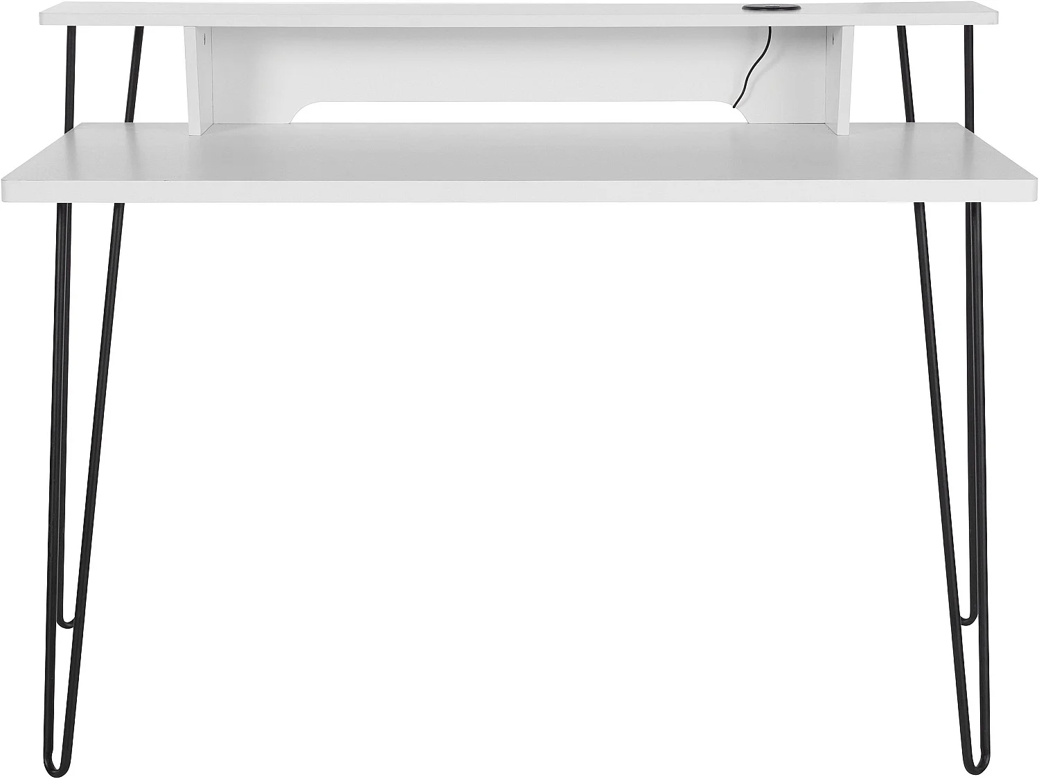 New Haven|Bureau en panneau de particules blanc
