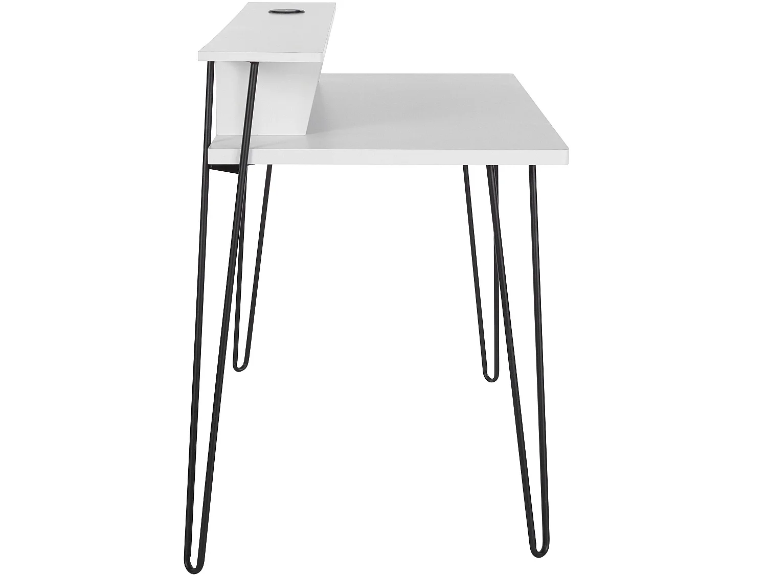 New Haven|Bureau en panneau de particules blanc