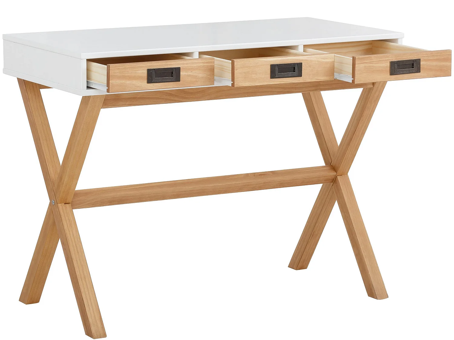Paulo|Bureau en MDF blanc