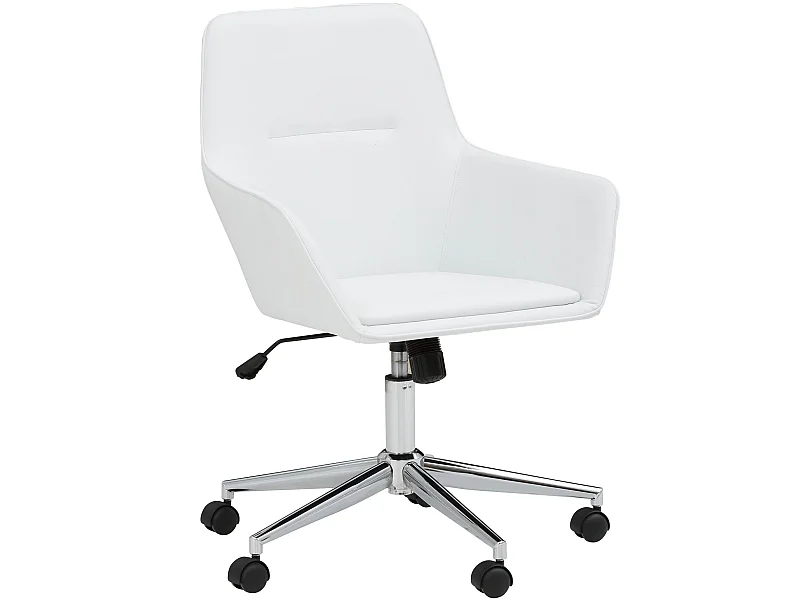 Edgar|Fauteuil de bureau blanc