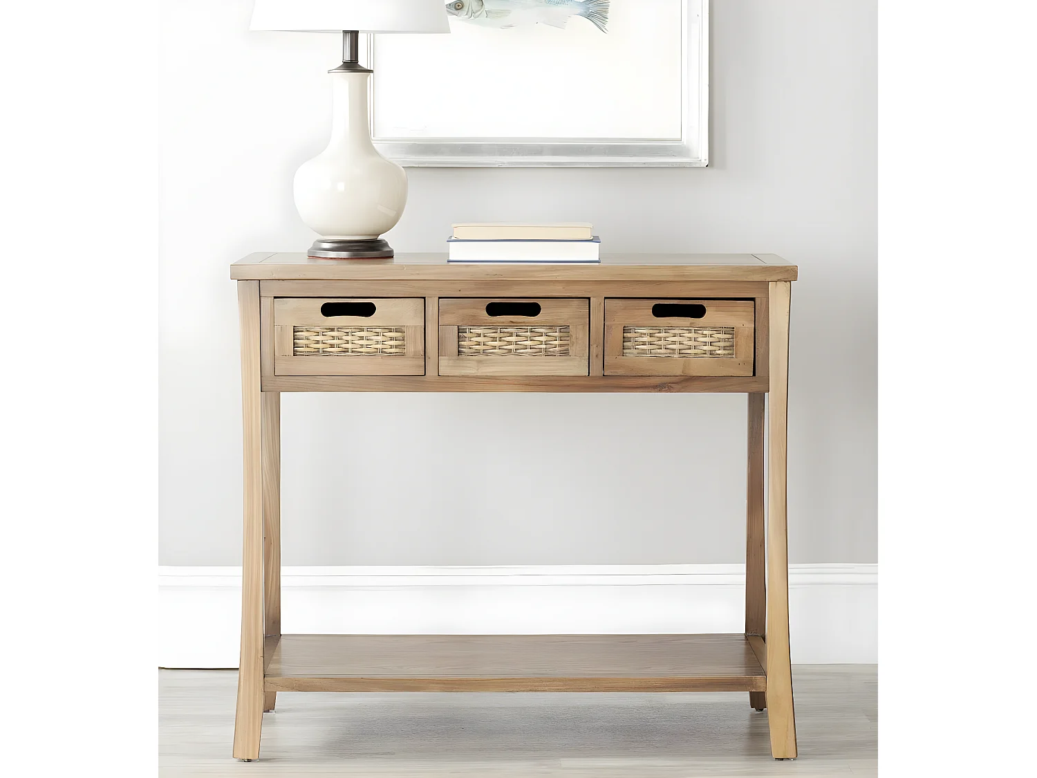 Table d'appoint Chêne 36 X 86 X 76.2 cm - Laverna