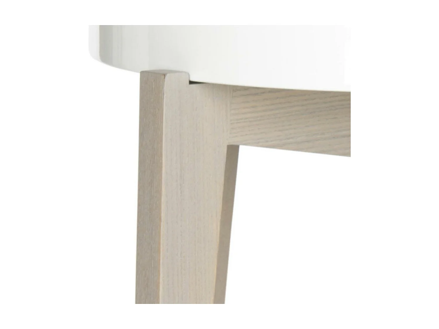 Table d'appoint Blanc et gris 50 X 50 X 54.1 cm - Cornie