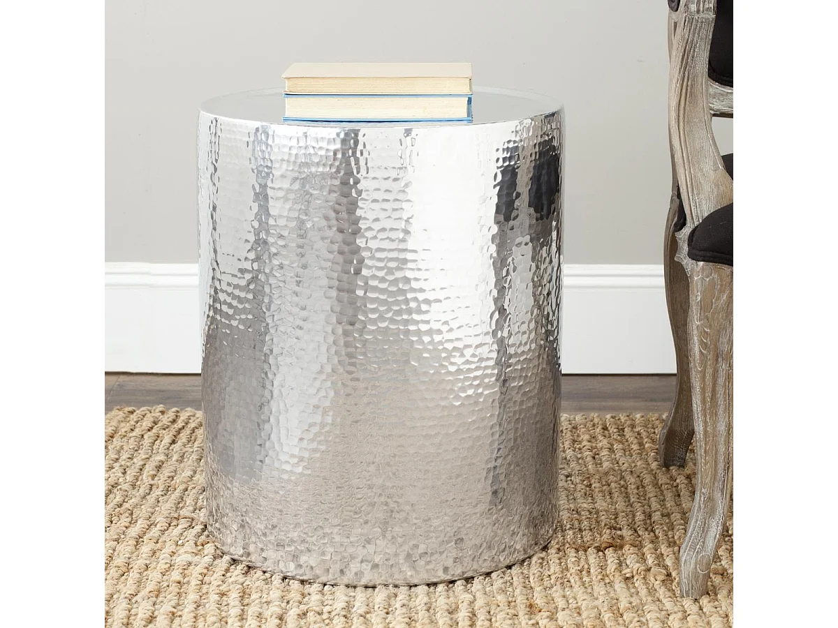 Table d'appoint Argent 44 X 44 X 53.08 cm - Clytie