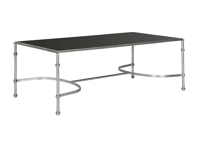 Table d'appoint Argent et noir 127 X 66 X 45.72 cm - Maxine