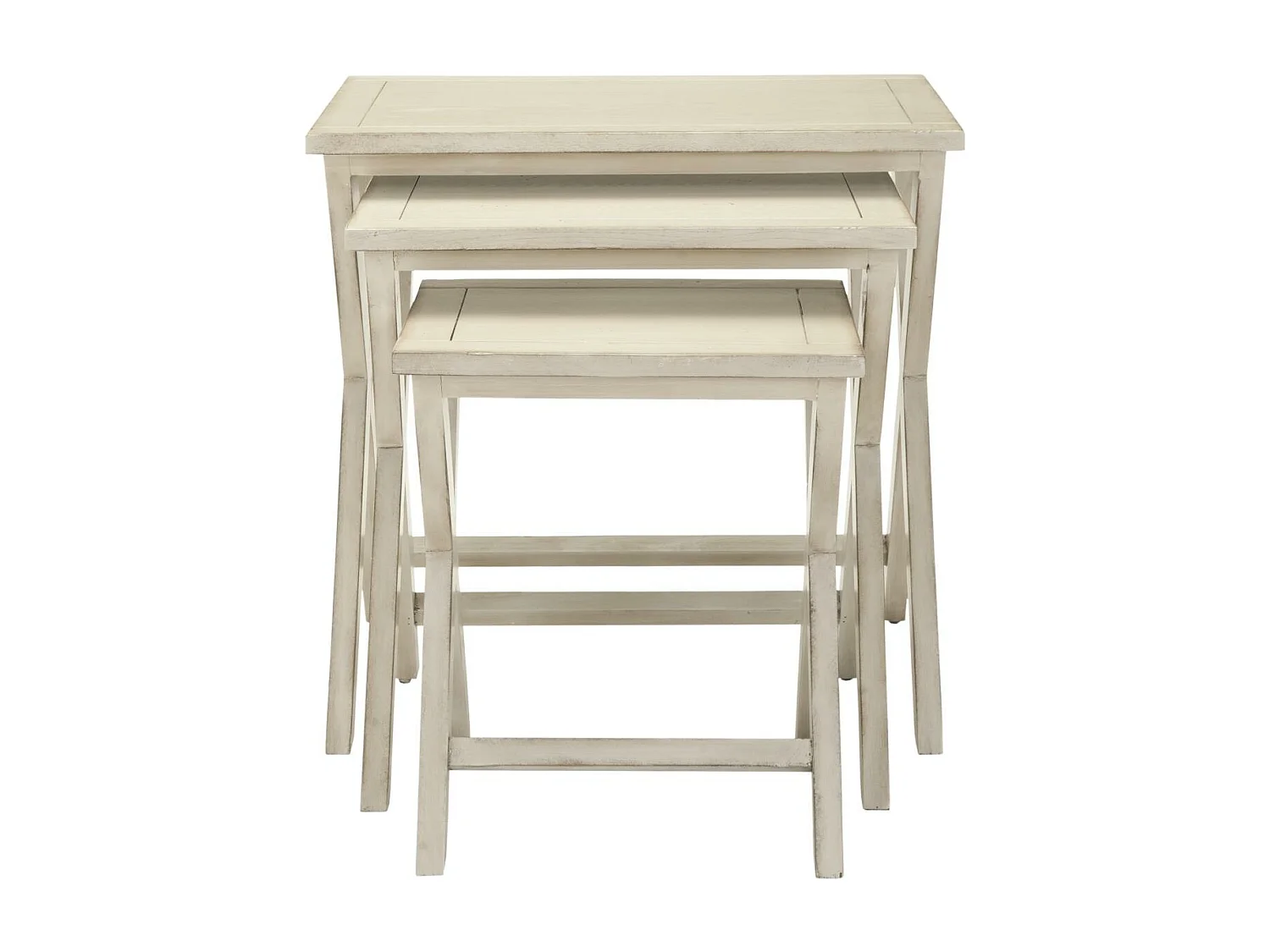 Table d'appoint Blanc 42 X 62 X 54.1 cm - Irine