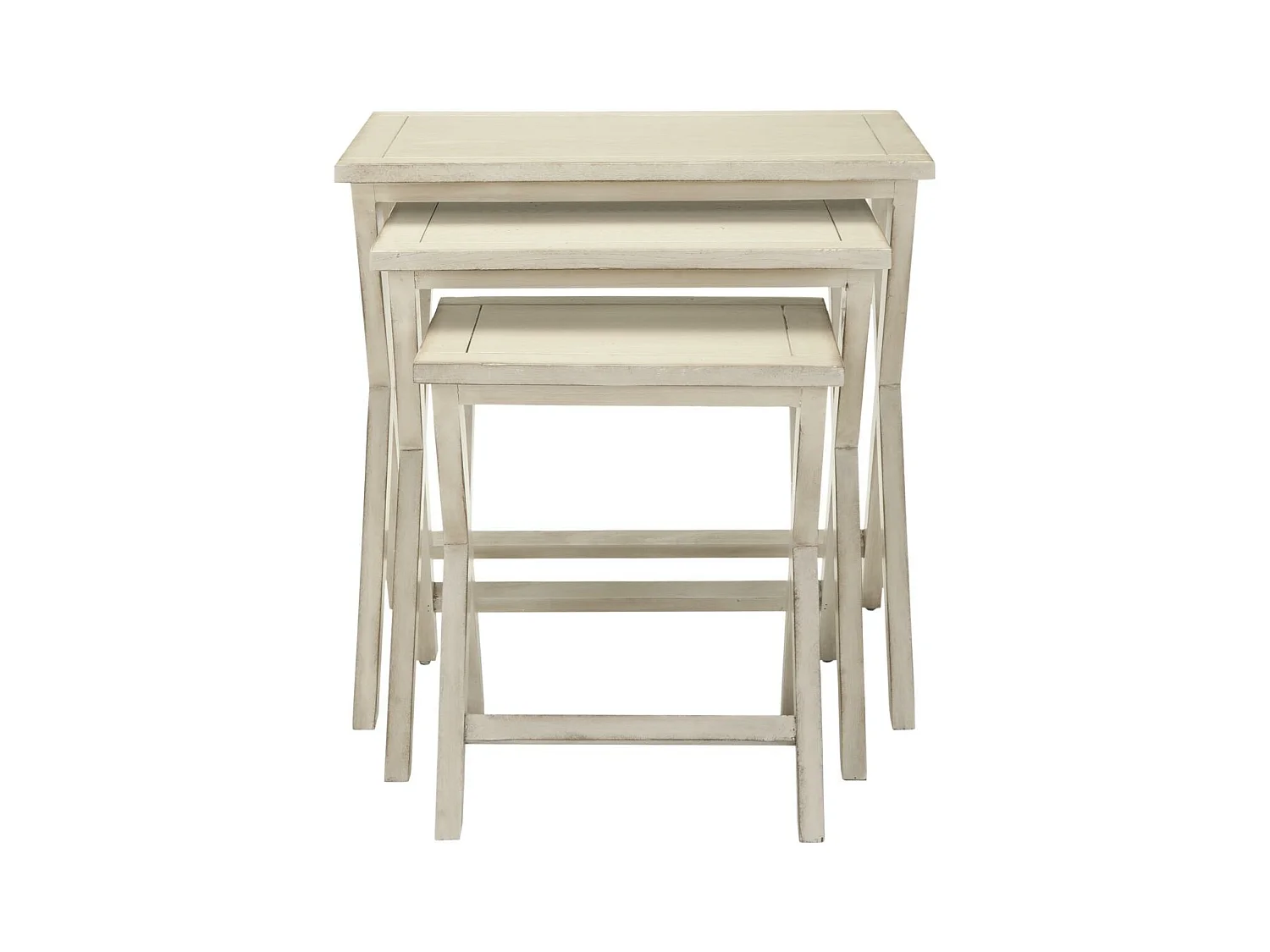 Table d'appoint Blanc 42 X 62 X 54.1 cm - Irine