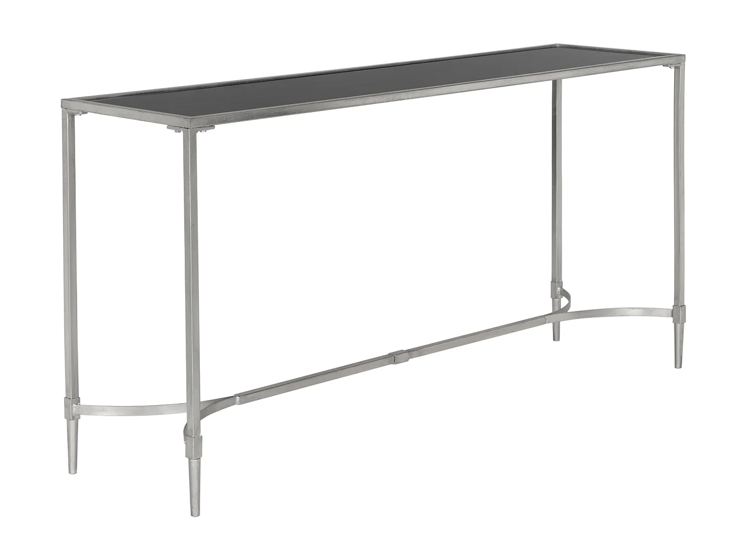 Table d'appoint Or et transparent 66 X 127 X 45.72 cm - Ferne