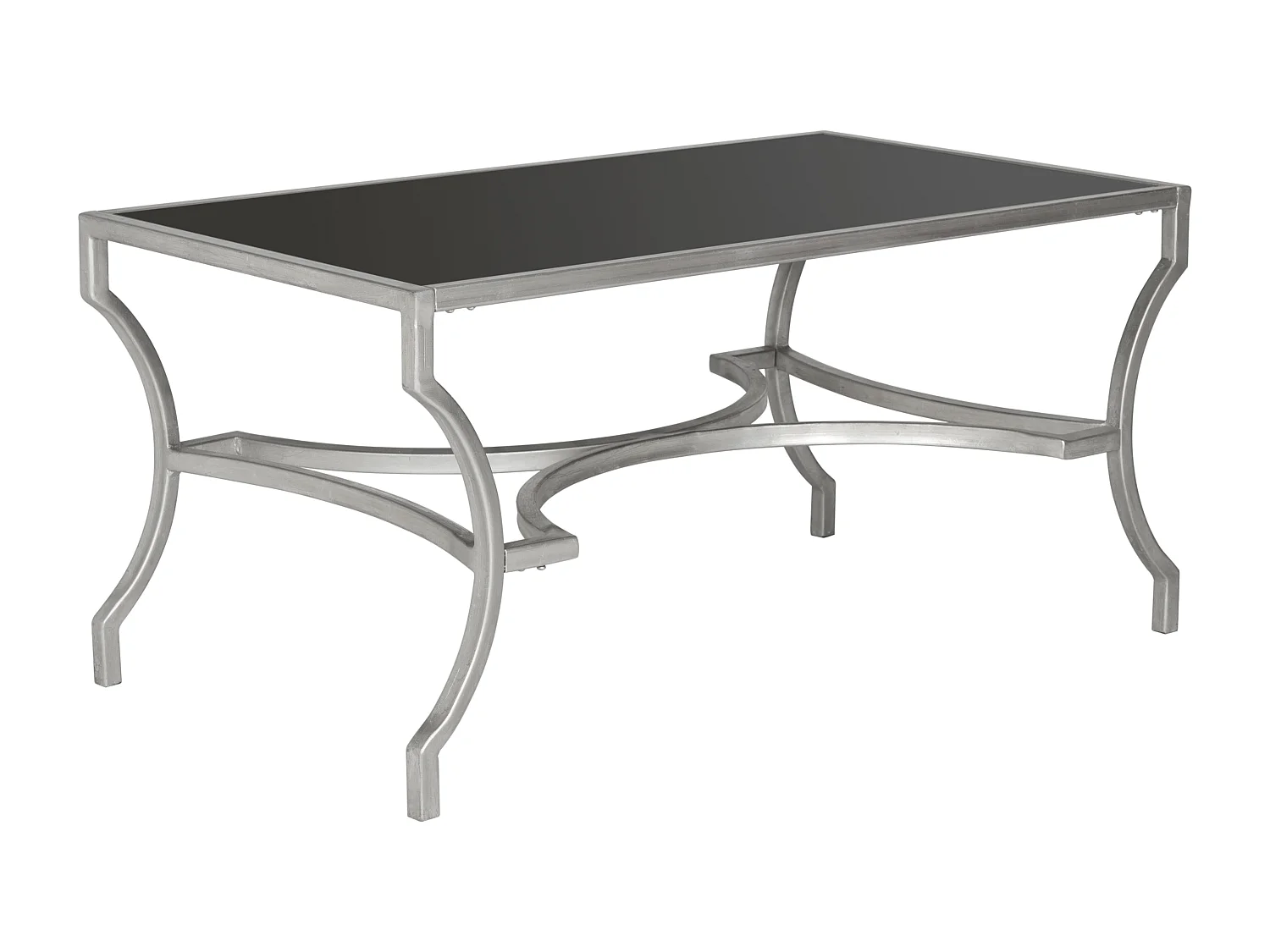 Table d'appoint Argent & Noir 93 X 50 X 43.18 cm - Vira