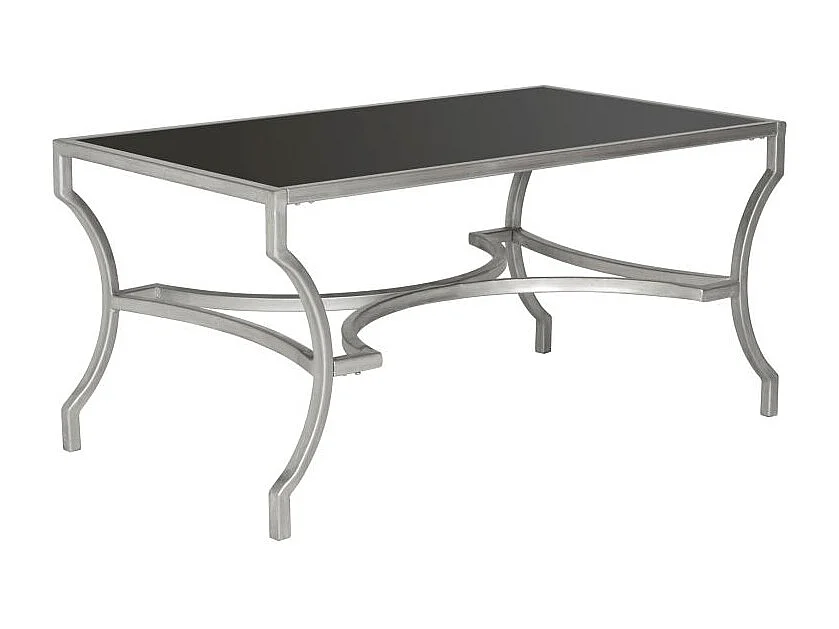 Table d'appoint Argent & Noir 93 X 50 X 43.18 cm - Vira