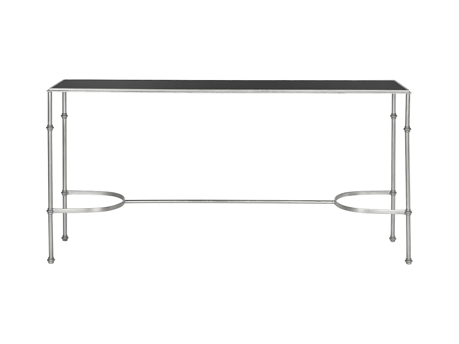 Table d'appoint Argent et noir 160 X 40 X 81.28 cm - Maebelle