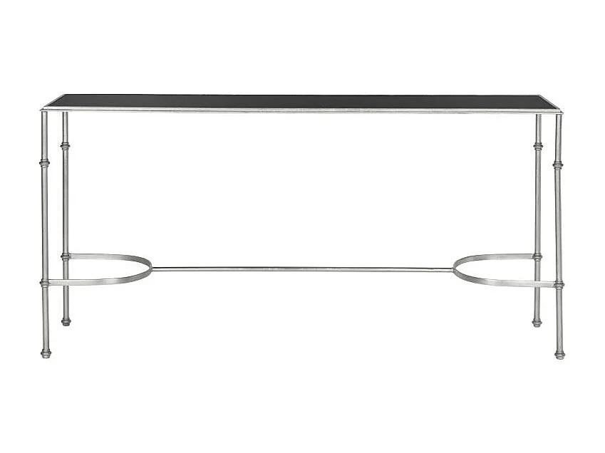 Table d'appoint Argent et noir 160 X 40 X 81.28 cm - Maebelle