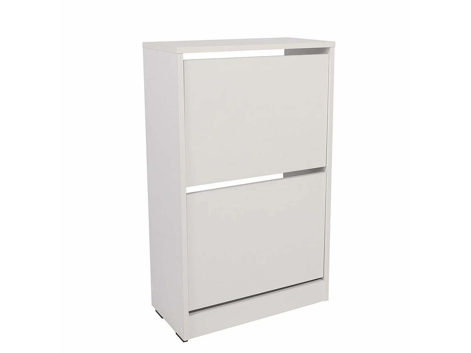 Etagère à chaussures, 100% panneaux de particules mélaminés, coloris blanc