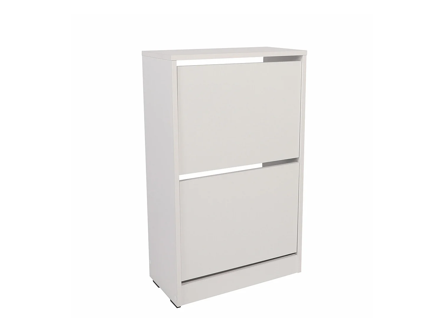 Etagère à chaussures, 100% panneaux de particules mélaminés, coloris blanc