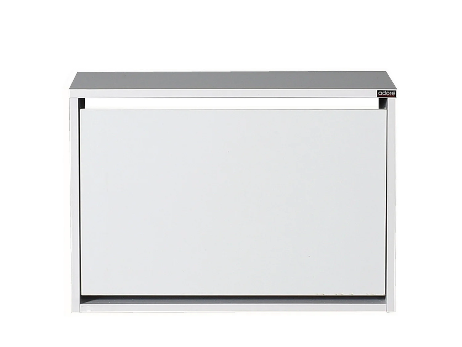 Etagère à chaussures,100% panneaux de particules mélaminés, blanc, couleur blanc