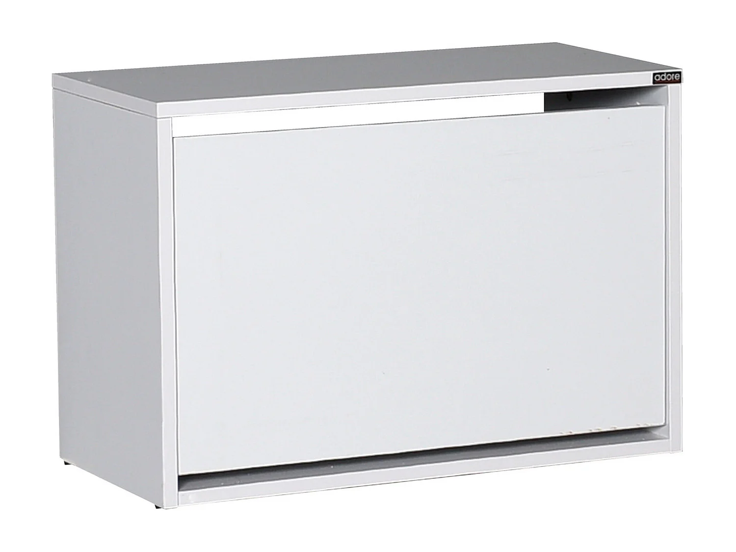 Etagère à chaussures,100% panneaux de particules mélaminés, blanc, couleur blanc