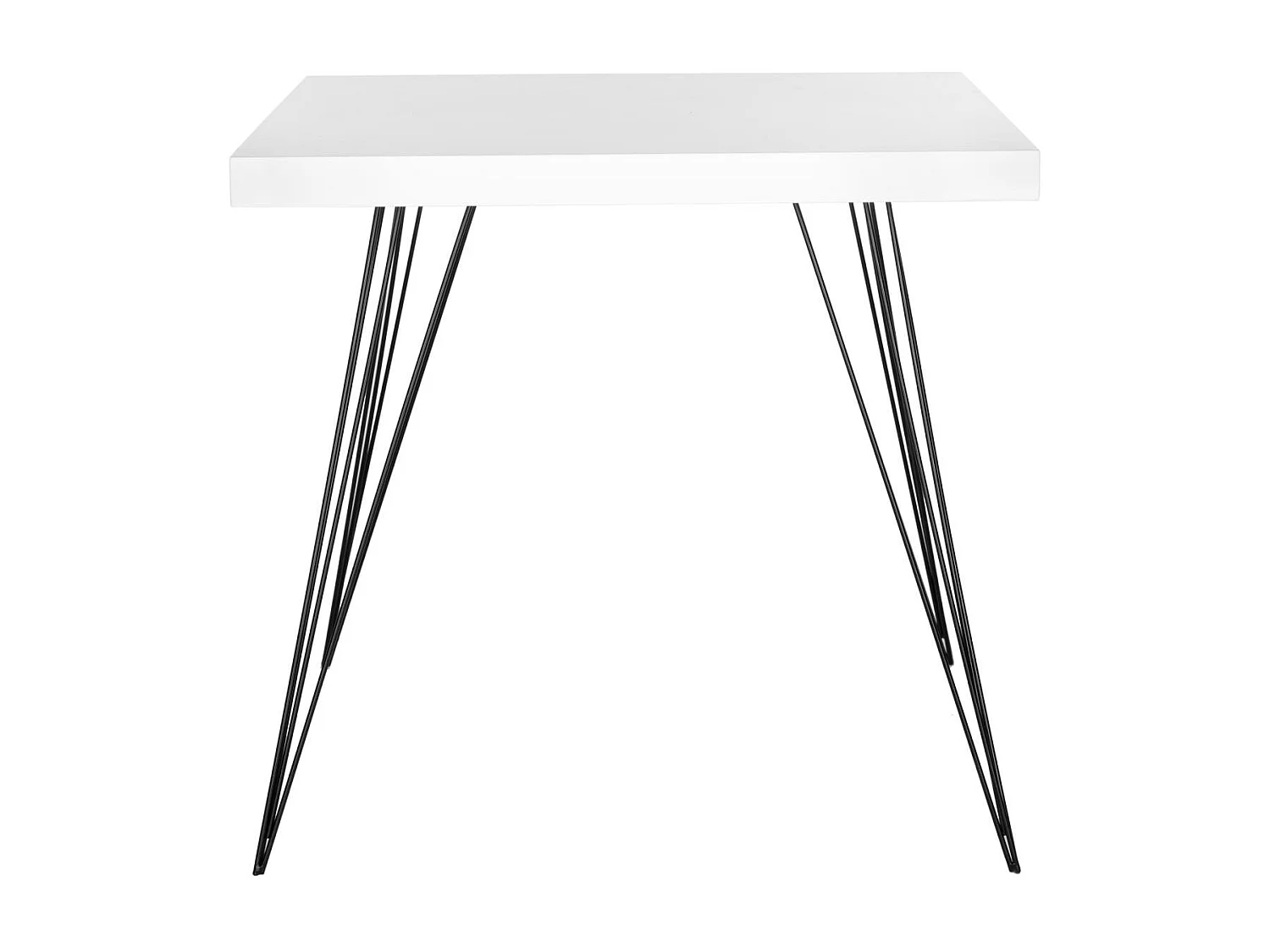Table d'appoint Blanc et noir 80 X 80 X 74.93 cm - Dorthy