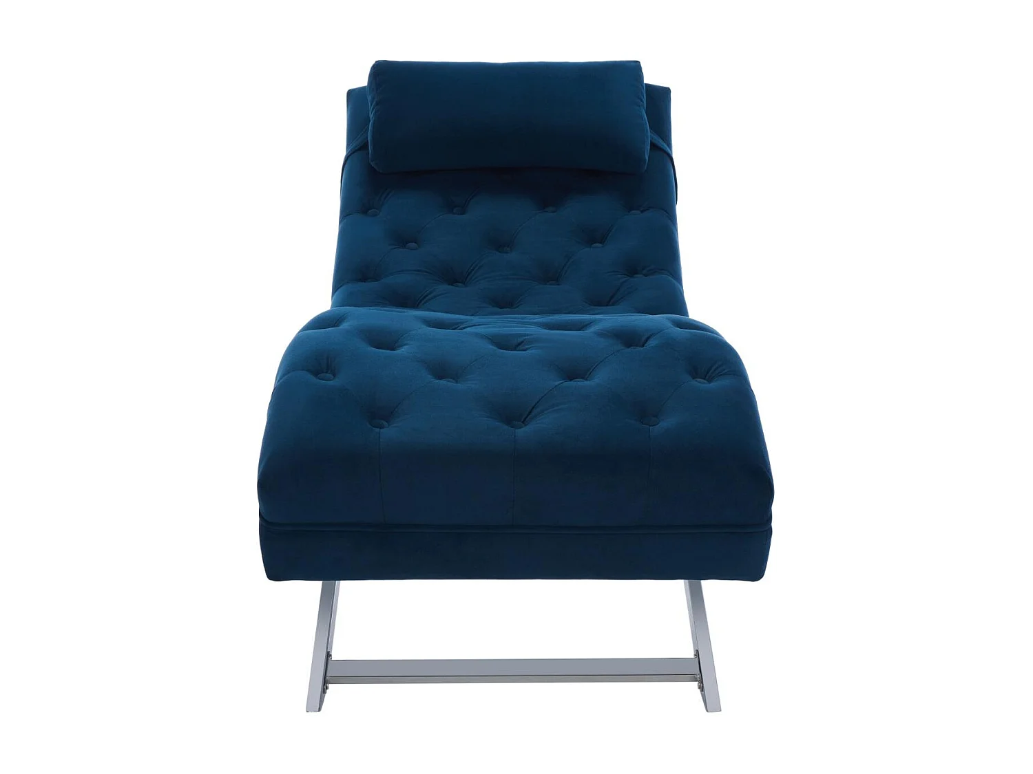 chaise Bleu marine 58 X 165 X 83.82 cm - Cleta