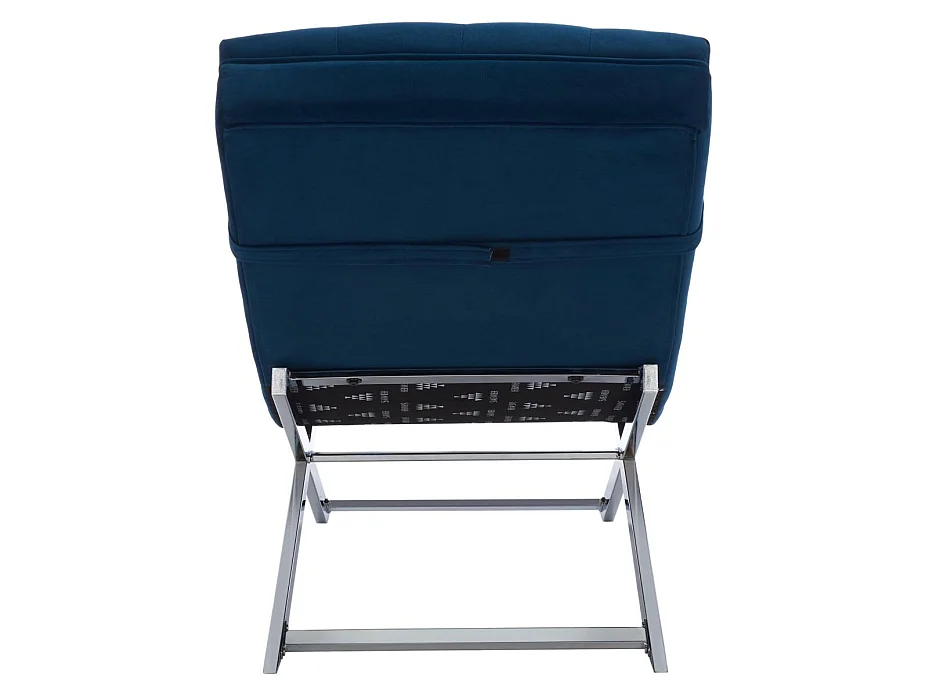 chaise Bleu marine 58 X 165 X 83.82 cm - Cleta