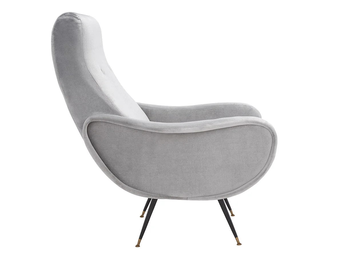 chaise Gris clair 89 X 72 X 93.98 cm - Clemma