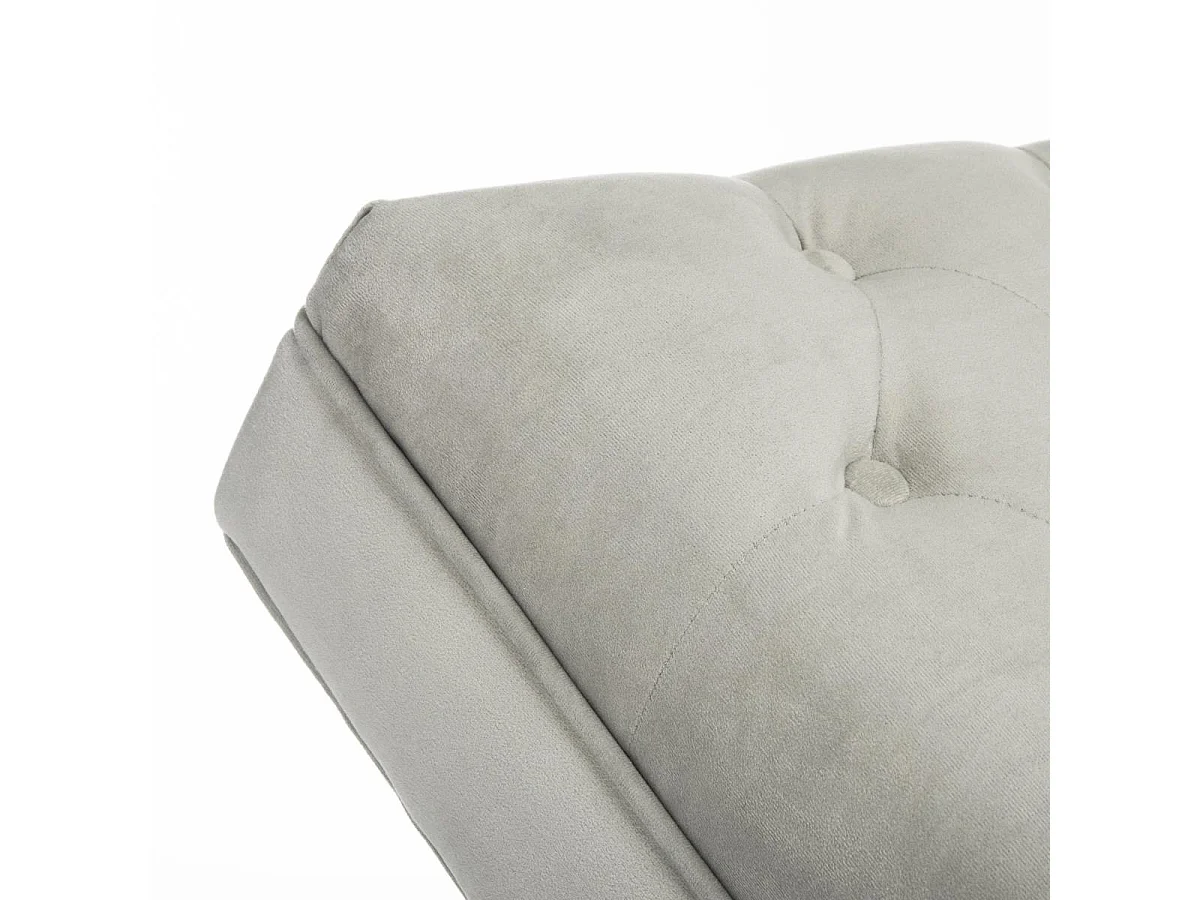 chaise Gris 58 X 165 X 83.82 cm - Cleta