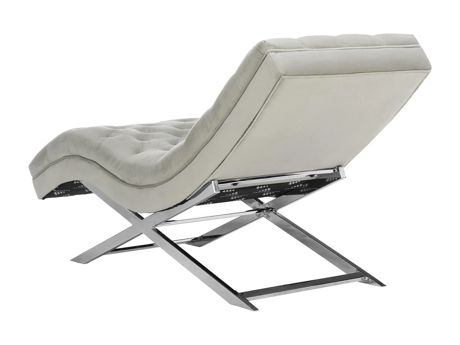 chaise Gris 58 X 165 X 83.82 cm - Cleta