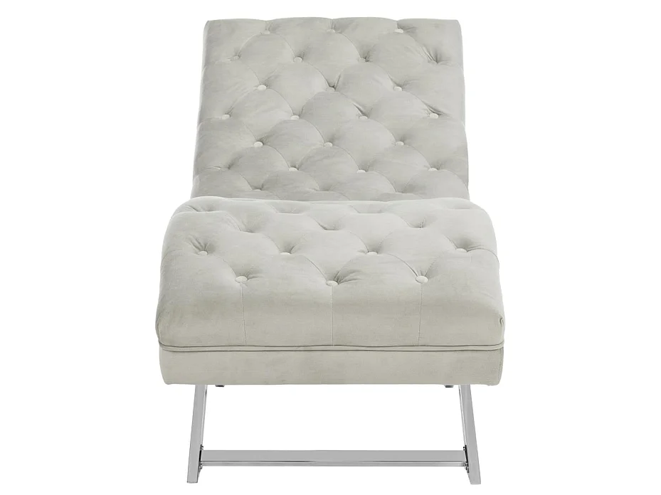 chaise Gris 58 X 165 X 83.82 cm - Cleta